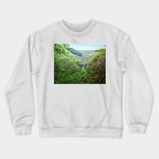 English Countryside. Cave Dale, Peak District, Derbyshire. Crewneck Sweatshirt